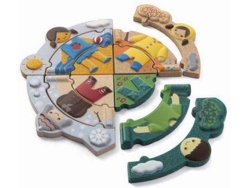 Lo Tempo y las Ropas PLAN TOYS Madera