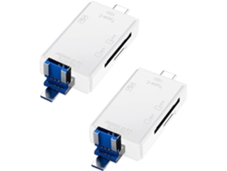 Lector de tarjetas SD Gertiz 6 en 1, adaptador de tarjeta Micro SD a USB para celular, computadora y cámara, blanco, paquete de 2