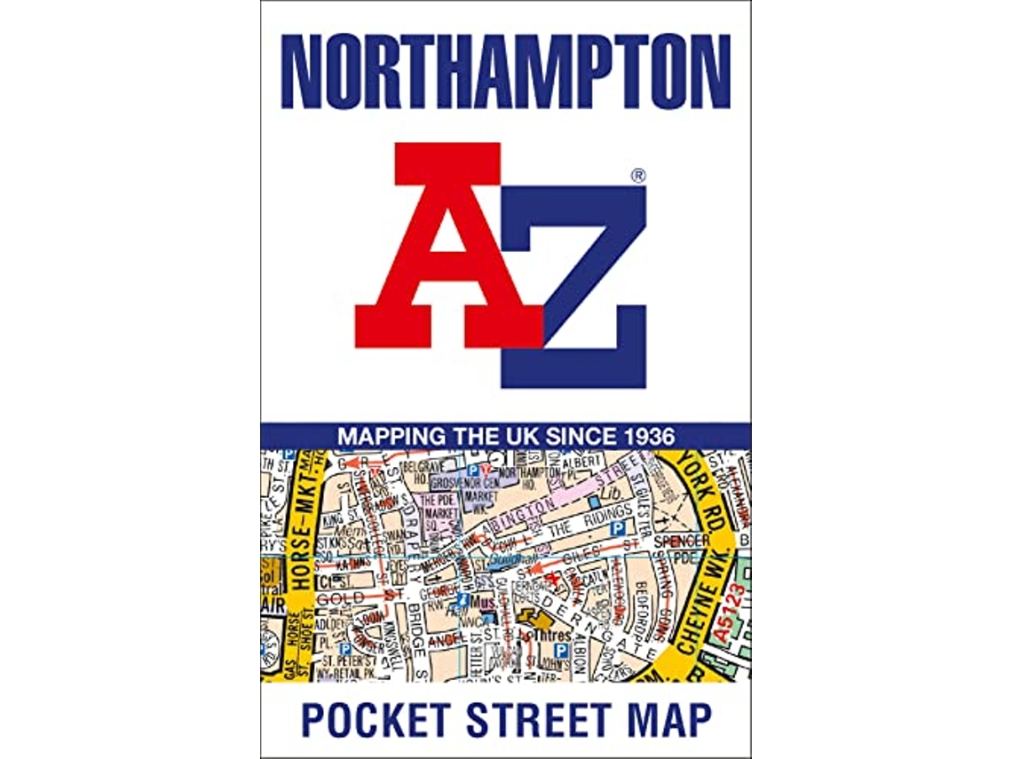 Libro Northampton AZ Pocket Street Map de A–Z Maps (Inglés)
