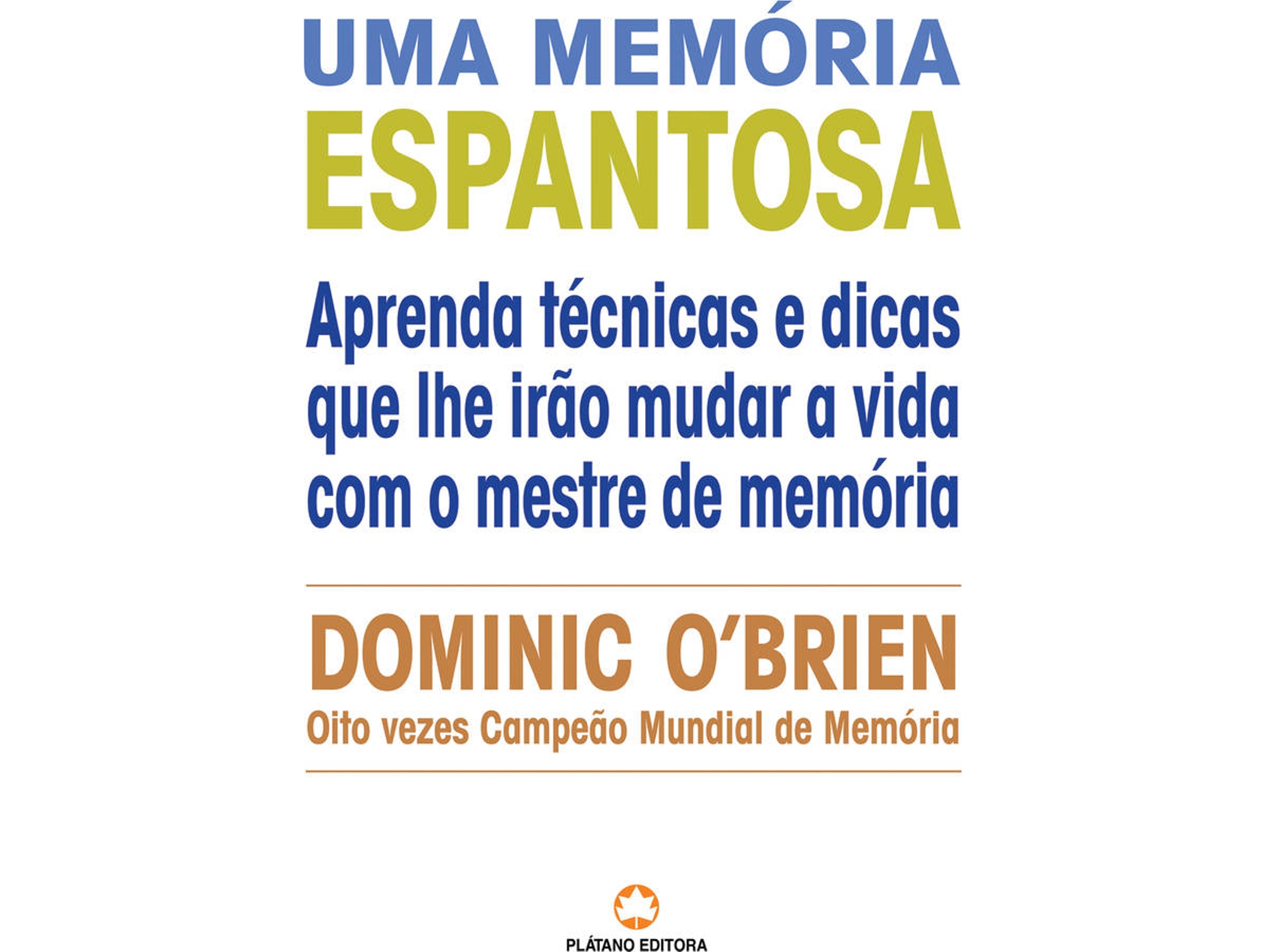 Libro Uma Memória Espantosa de Dominic O'Brien (Portugués)