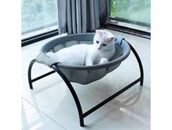 Cama Hamaca Para Mascotas De Algodón Lavable Con Diseño Resistente Ideal Para Gatos Y Perros