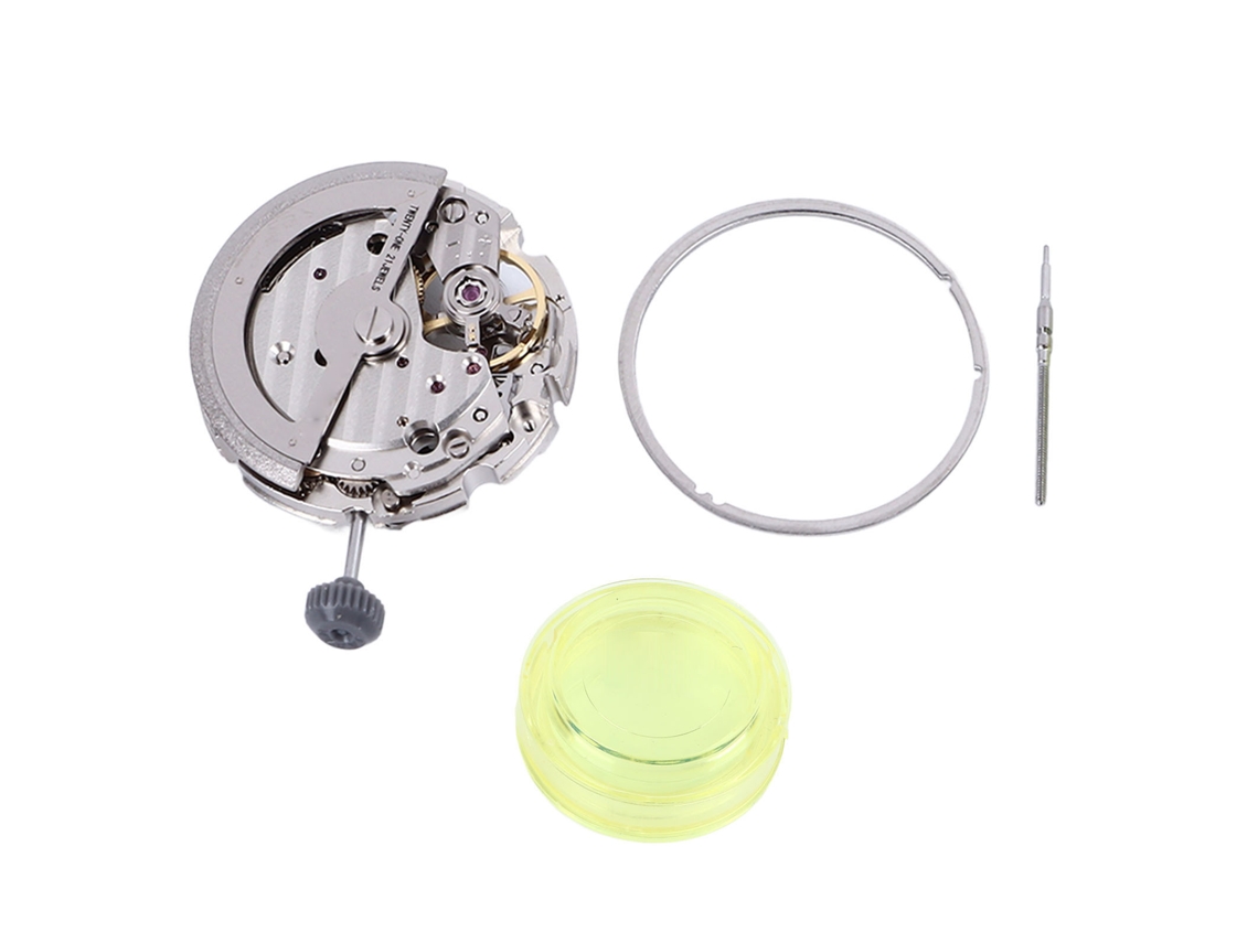 Piezas de repuesto para movimiento de reloj mecánico automático 82s0, color plata
