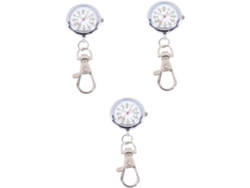 Conjunto Regalo 2 Piezas Esfera Reloj Enfermera Solapa Anillo Lactancia Llavero Grande Clásico Colgante