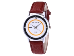 Reloj De Pulsera Moderno De Cuarzo Para Mujer Zhoulianfa, Color Marrón F381-a