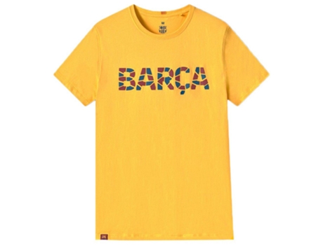 Camiseta de Niño para Fútbol BARCA Barça Trencadis Amarillo (4 años)