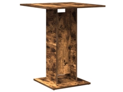 Mesa de bistró en derivados de madera de roble ahumado MAISON EXCLUSIVE (60x60x75 cm)