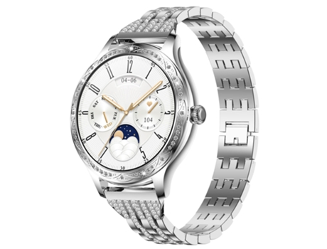 Relojes inteligentes para mujer Elegante llamada Bluetooth Ritmo cardíaco Rastreador de sueño Presión arterial Modos deportivos Reloj inteligente d...
