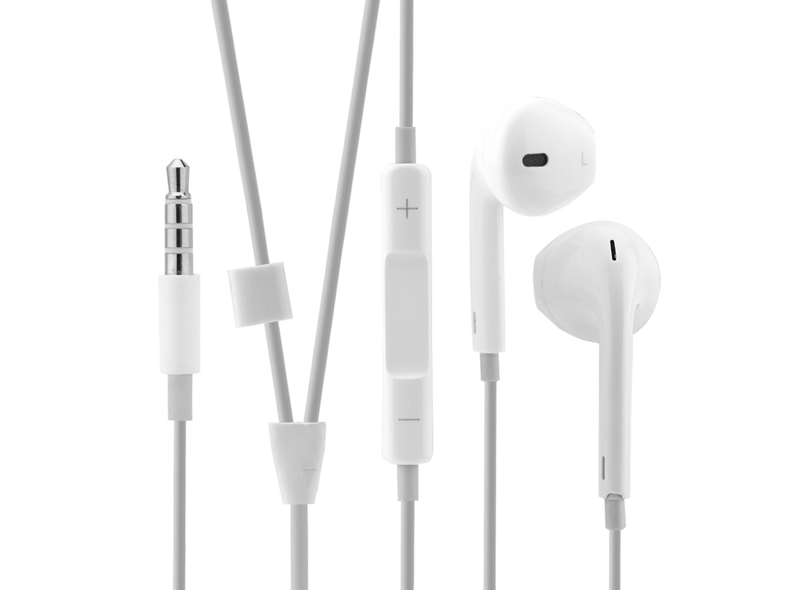 Auriculares Intrauditivos Con Graves Potentes Y Micrófono, Cableados 3.5mm Para Iphone 5/6
