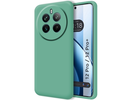 Funda Ultra para Realme 12 Pro 5G / 12 Pro Plus 5G TUMUNDOSMARTPHONE Silicona Líquida Verde