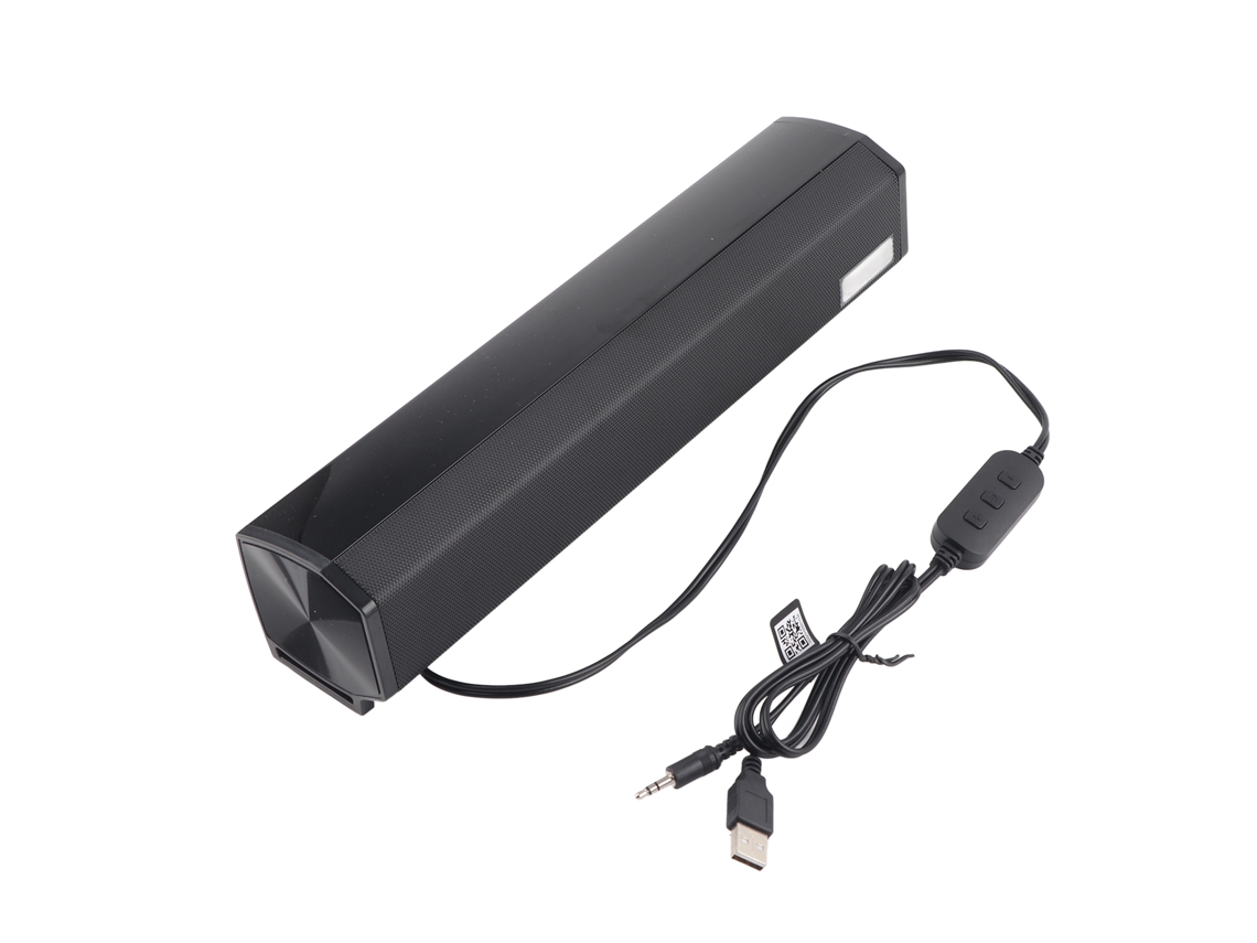 Altavoz Cableado (luz Rgb Colorida, Alimentado Por Usb)