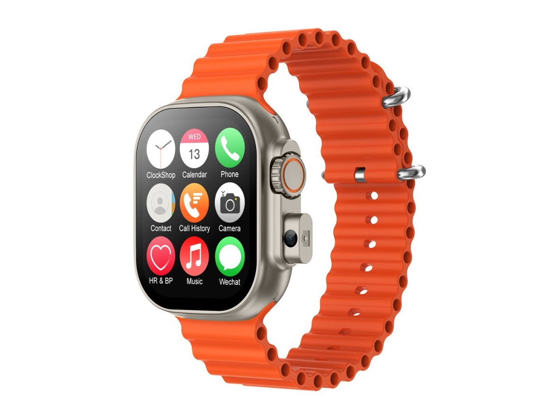 (naranja) Reloj Inteligente Con Ranura Para Tarjeta Sim Para Realizar Llamadas Y Seguimiento De Ubicación, Versión Celular Android.