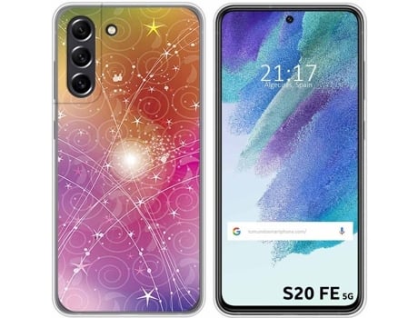 Carcasa Samsung Galaxy S21 FE 5G TUMUNDOSMARTPHONE Abstracto Multicolor