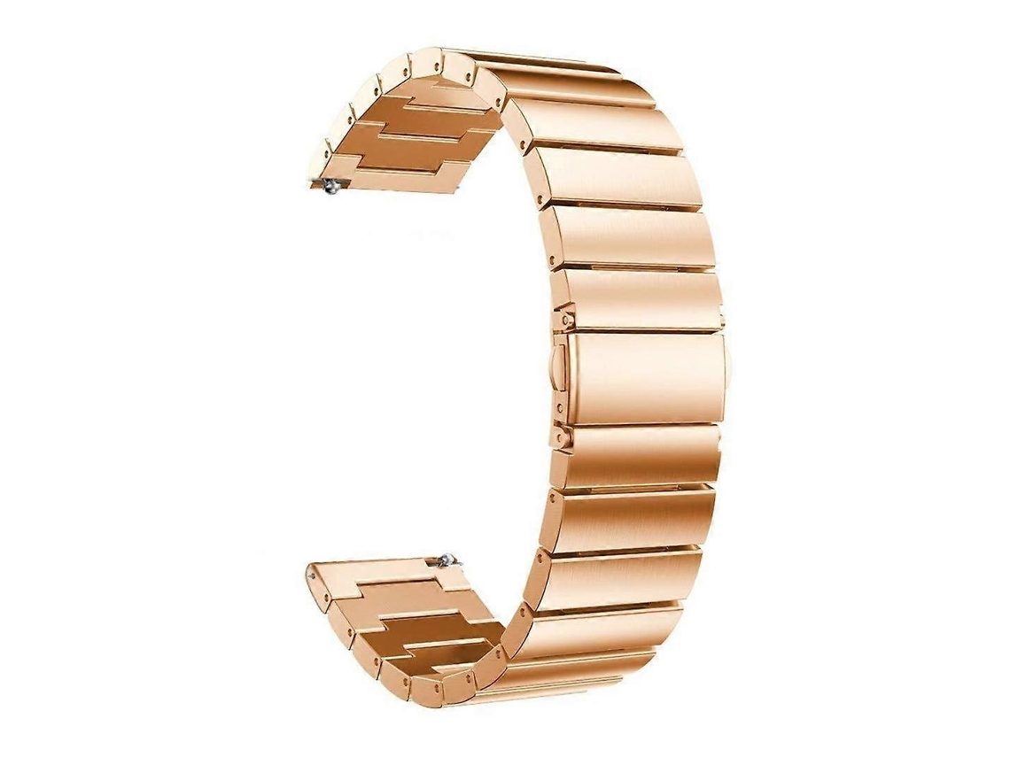 Pulsera de acero inoxidable de 18 mm con un solo eslabón para reloj inteligente Samsung. Nostalgia88