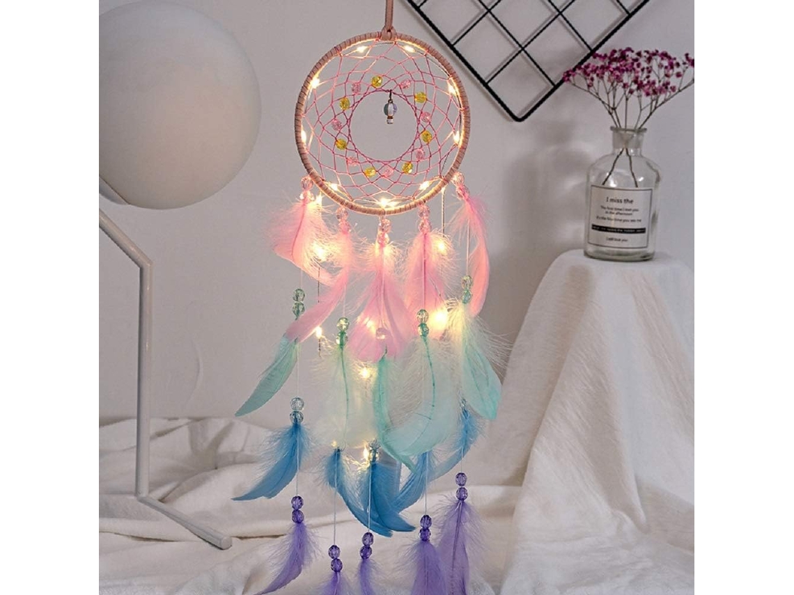 Colgante Atrapasueños Decoración de Pared Dormitorio Estilo Boho Regalo Artesanal LAOPIPFU