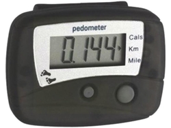 Podómetro Numérico Portátil Negro Con Pantalla Lcd Multifunción, Contador De Calorías La Marche Es
