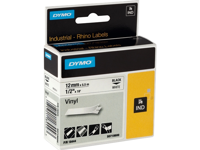 Cinta Etiquetas DYMO ID1-12 Blanco 18444