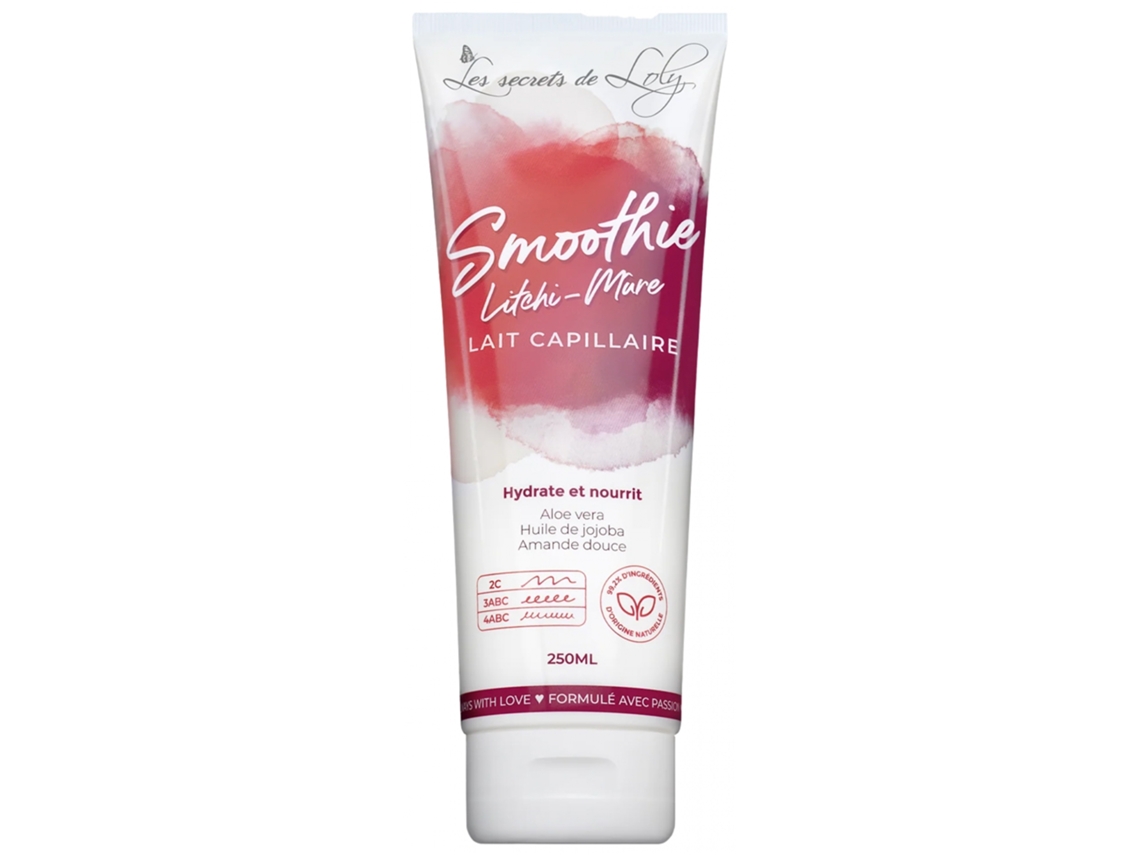 LES SECRETS DE LOLY Lait Capillaire Smoothie Litchi-Mûre 250 Ml