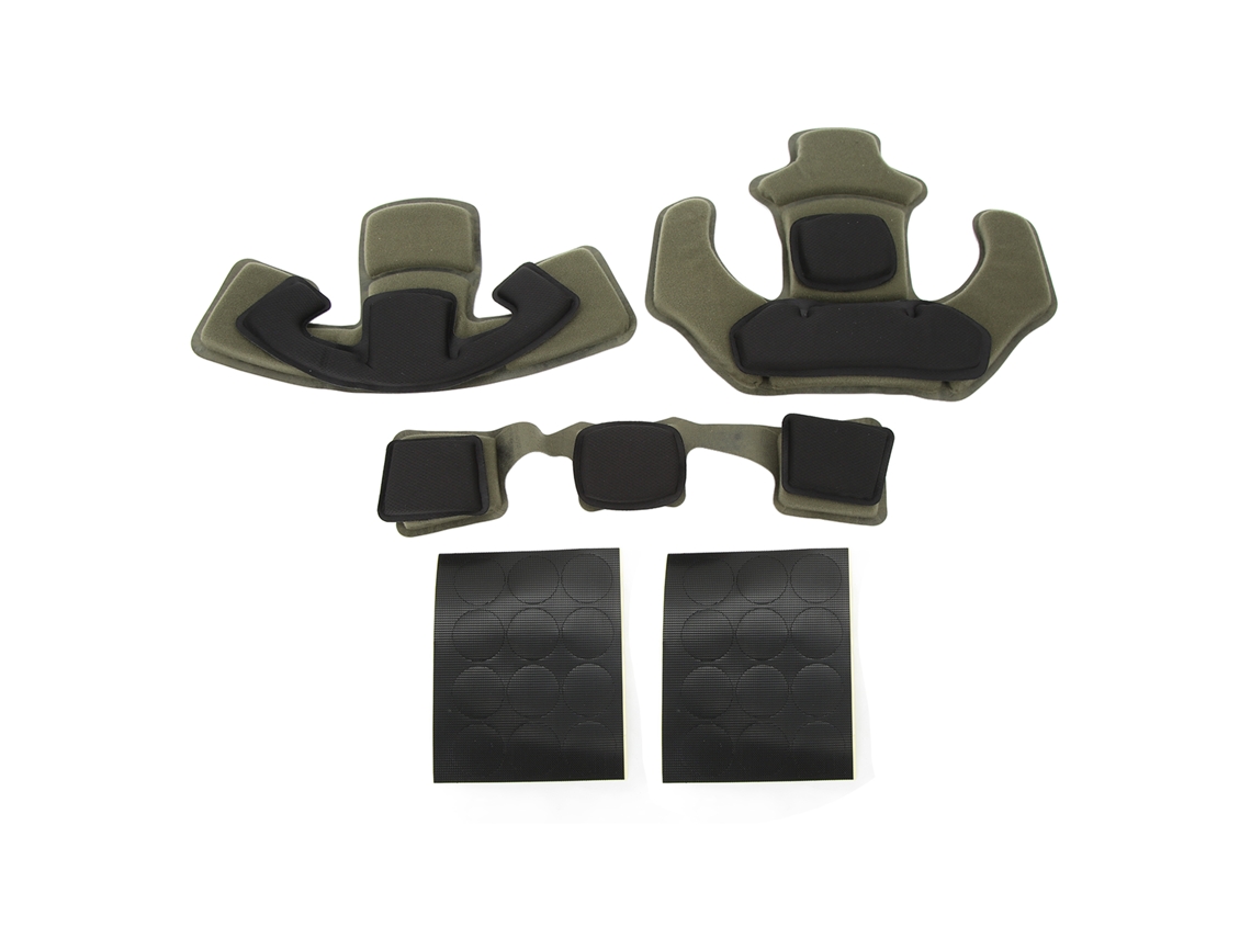 Jinwei-cojín De Casco Para Cabeza Protector Espuma De Memoria 2 Capas Kit De Almohadillas Para Wendy Od Green