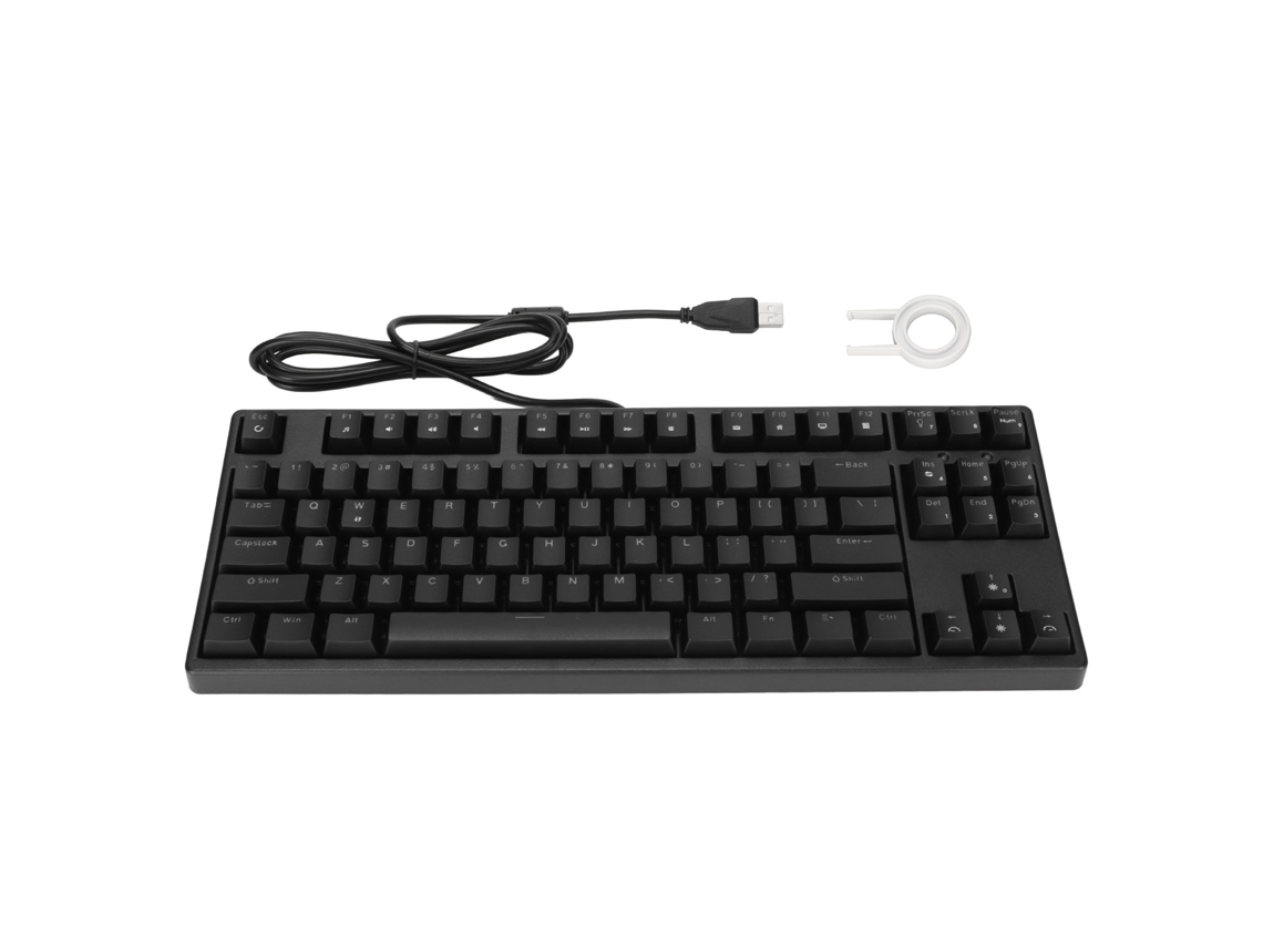Teclado mecánico para juegos con cable de 87 teclas