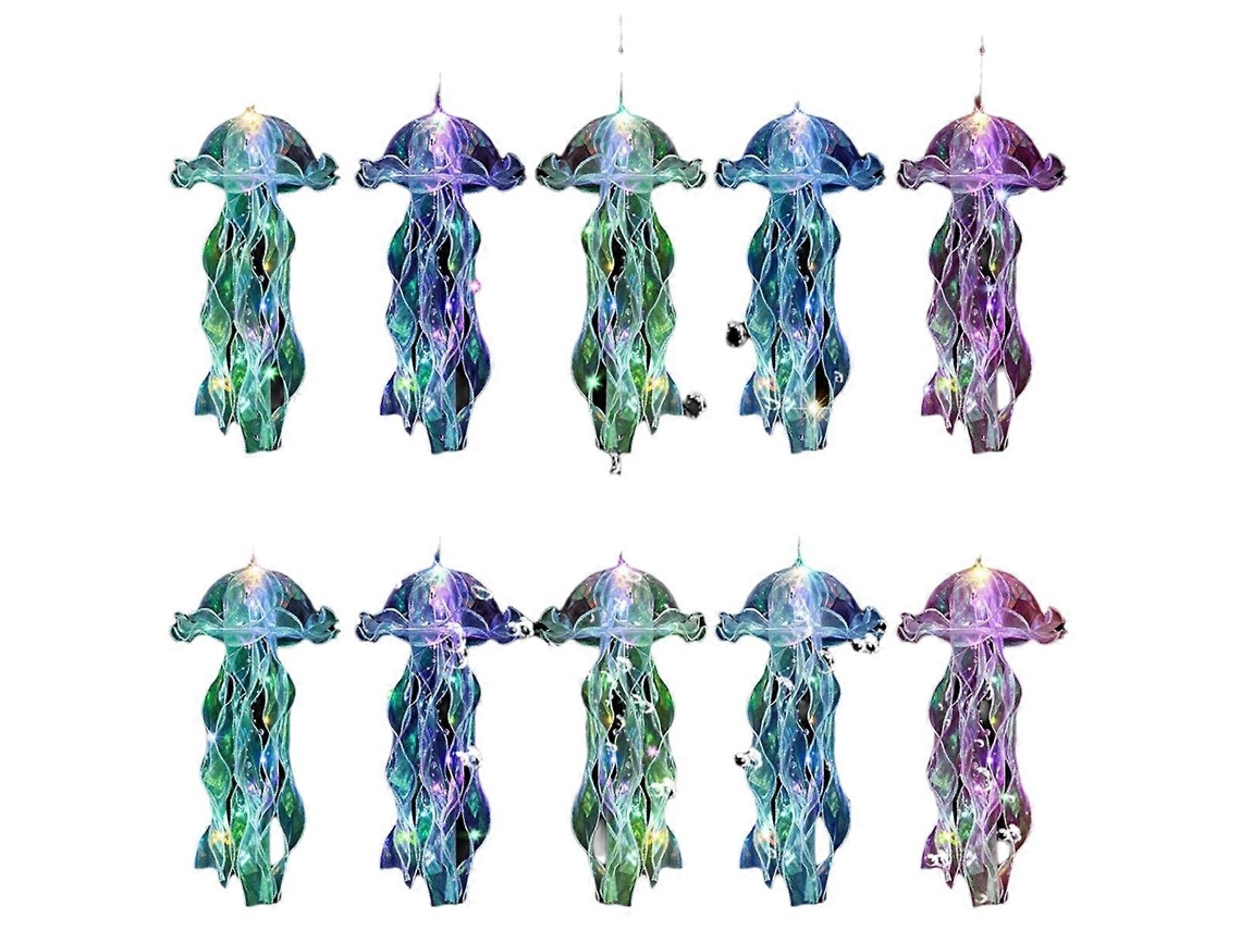 Decoración de medusas, 10 farolillos colgantes de medusas, decoración de medusas para decoraciones subacuáticas Rosewell