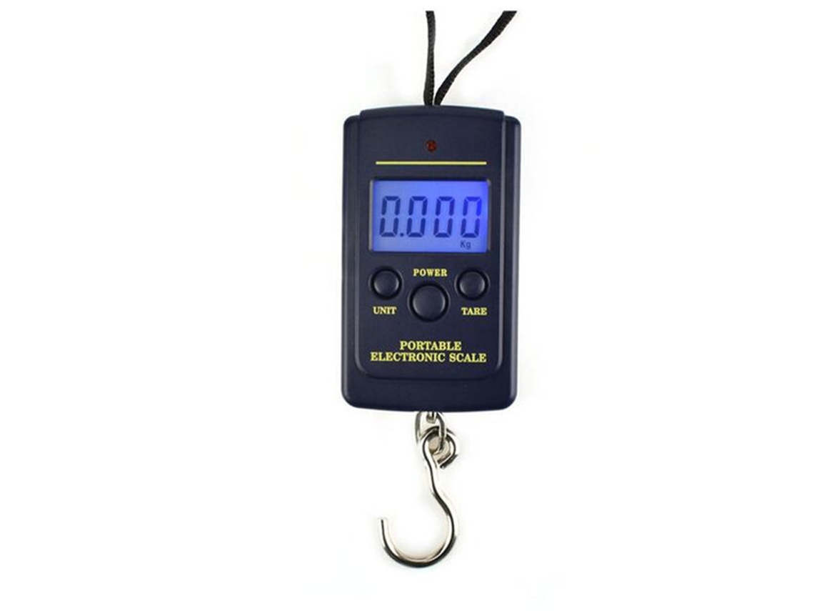 Báscula digital portátil con pantalla LCD y precisión de 0,01 g MDUG (40 kg)
