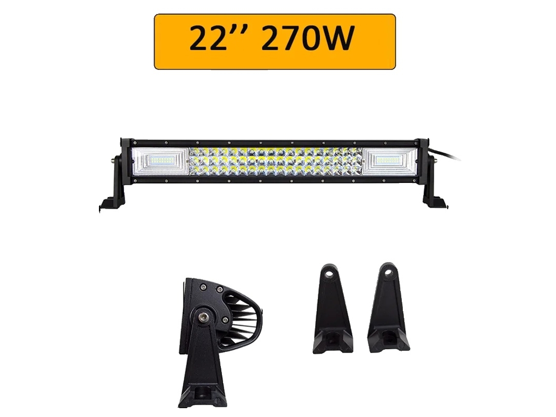 Barra de luces LED, opciones de 270 W, 405 W, 540 W y 675 W, IP67 a prueba de agua, 270 W sin cableado OEM