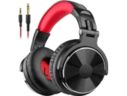 Auriculares Cascos con Cable Graves con Driver de 50mm Auriculares Plegables Ligeros con Puerto de Compartir y Micrófono para Grabación Monitoreo Podcast Guitarra PC TV - IKIKSO
