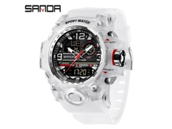 Reloj Deportivo Multifuncional Luminoso, Moderno Y Elegante (blanco Transparente para Hombre)