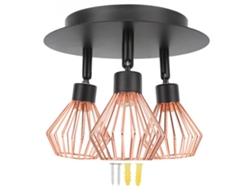 Bj-lâmpada De Teto 3 Luzes Preto Mate Suportes De Lâmpada G9 Giratória Multidirecional Para Casa De Campo Corredor 85‑265v
