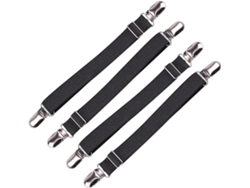 Cinta Extensible Ajustable Para Sábanas Con Clips Metálicos Duraderos Para Colchones, Fundas De Asientos Y Manteles