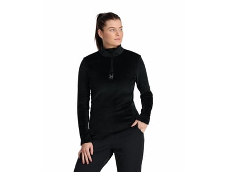 Chaqueta de Mujer SPYDER Rebeca Cremallera Shimmer Punto Negro (M)