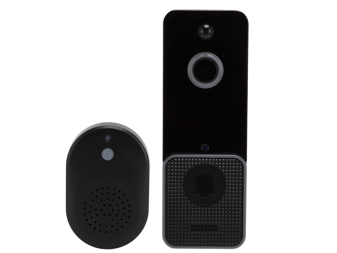 Cámara De Timbre Inalámbrico Con Vídeo 1080p, Campana, Wifi 2.4g, Detección De Movimiento Y Voz Bidireccional