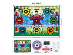 Set de entrenamiento de fútbol con zonas de puntuación y 1 balón luminoso de colores Chrui (02)