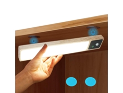 2026-luz De Armario Con Sensor De Movimiento Recargable 35 Led, Luz Nocturna Con Control Táctil Y Regulable Para Cocina, Armario Y Ropero