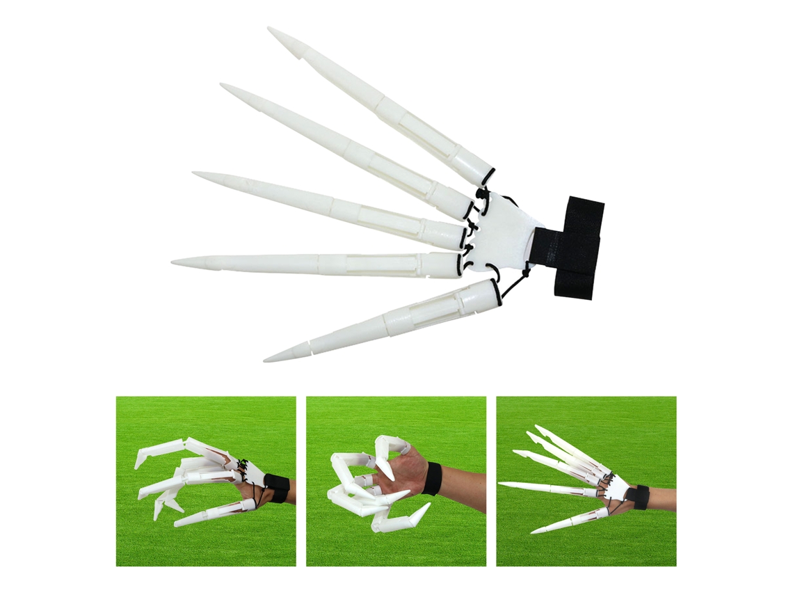 Dedos Articulados De Halloween, Extensiones 3d Con Articulaciones Flexibles, Accesorios Para Cosplay De Terror.