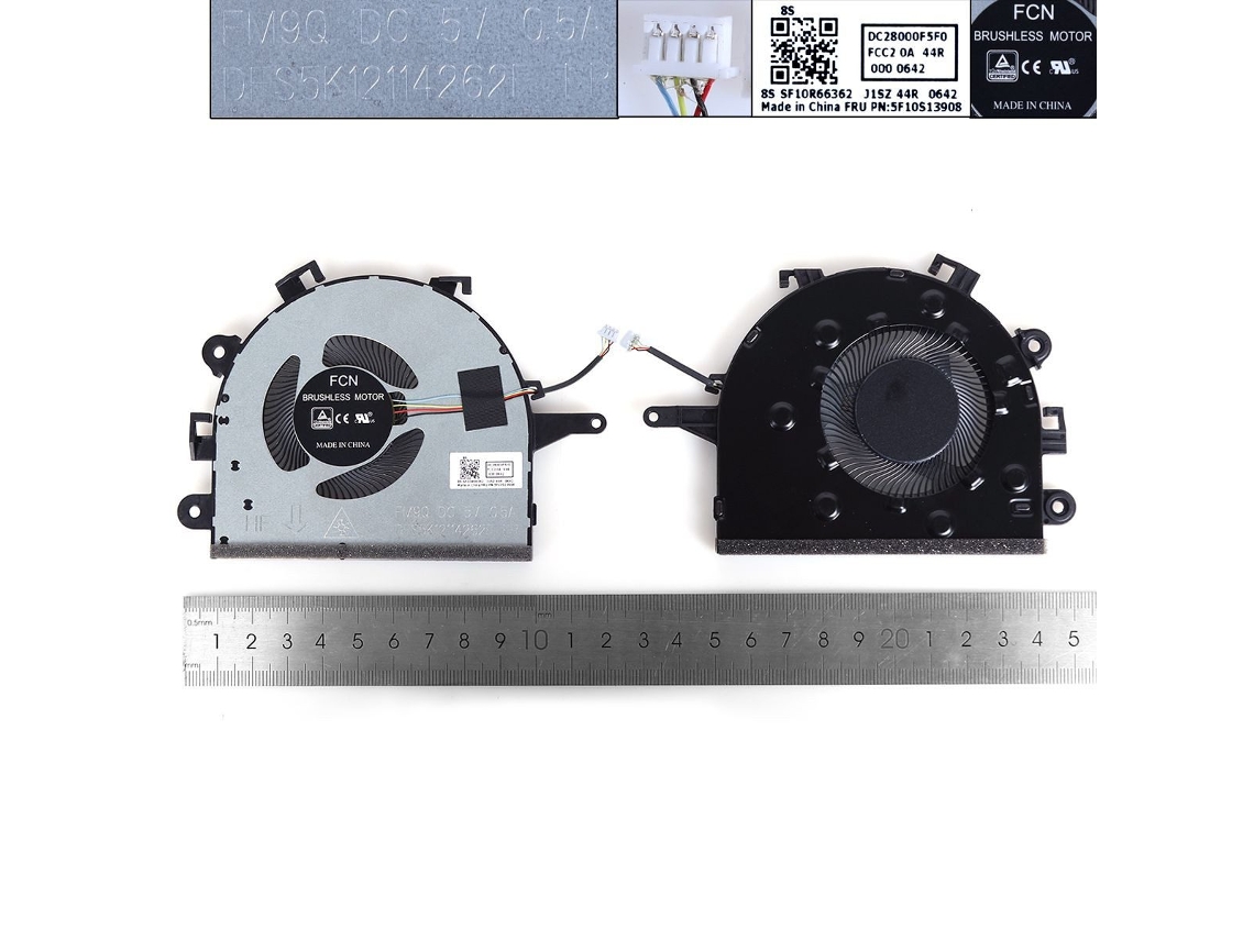 Ventilador De Notebook Lenovo Ideapad 3 17iml05 3 17are05 Fm9q 81wcorg Compativel