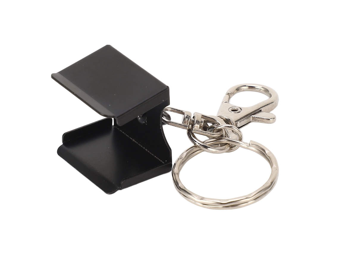 Suporte De Giz Para Taco De Bilhar Com Porta-chaves De Aço Inoxidável Resistente A Sujeira Clip Preto