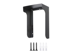 Cubierta Protectora Para Timbre Con Video - Carcasa Metálica Impermeable Y Antirreflejos - Resistente A La Lluvia - Soporte Negro