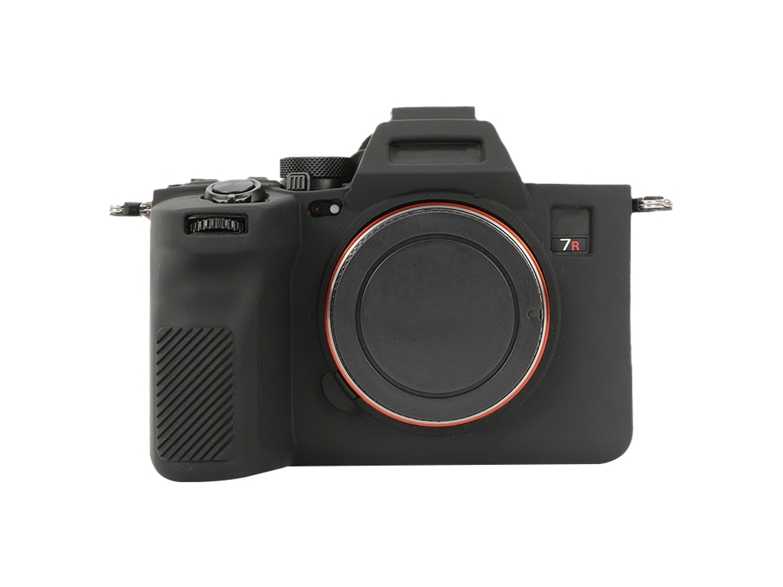 Funda protectora de silicona suave para Sony Ilce 7rm5 / Alpha 7r V (negro) Zruxe