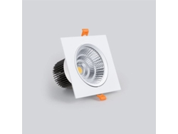 Lámpara De Techo Led Empotrable, Impermeable E Ignífuga, 7w, 6000k, 75mm, Para Baño, Cocina Y Sauna.