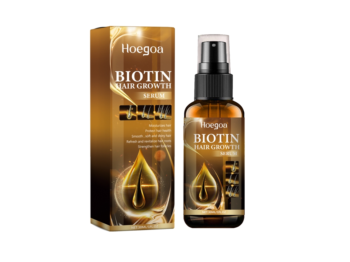 Spray fortalecedor capilar con biotina de Hoegoa