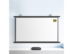 Pantalla De Proyección 4k De 40", 50", 60" Y 72", Para Cine En Casa, Enrollable Manualmente, Para Uso En