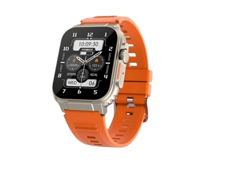 Reloj Inteligente TWS link Auricular Bluetooth 1.96 Full-Touch Pantalla Grande Smartwatch Grabación de Sonido Pruebas Deportes Música Watc VEANXIN