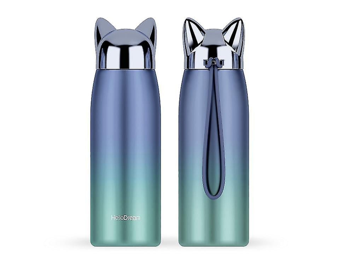 Botella térmica de acero inoxidable con aislamiento al vacío Lightning Fox para deportes al aire libre, 300 ml Chaberlu