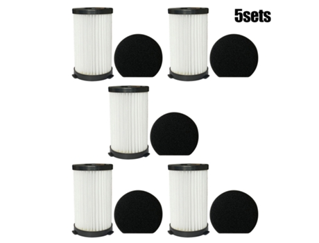 Paquete de 5 filtros y esponjas para escoba eléctrica Ariete Handyforce 2761 2759 Robot aspirador herramienta de limpieza barredora doméstica