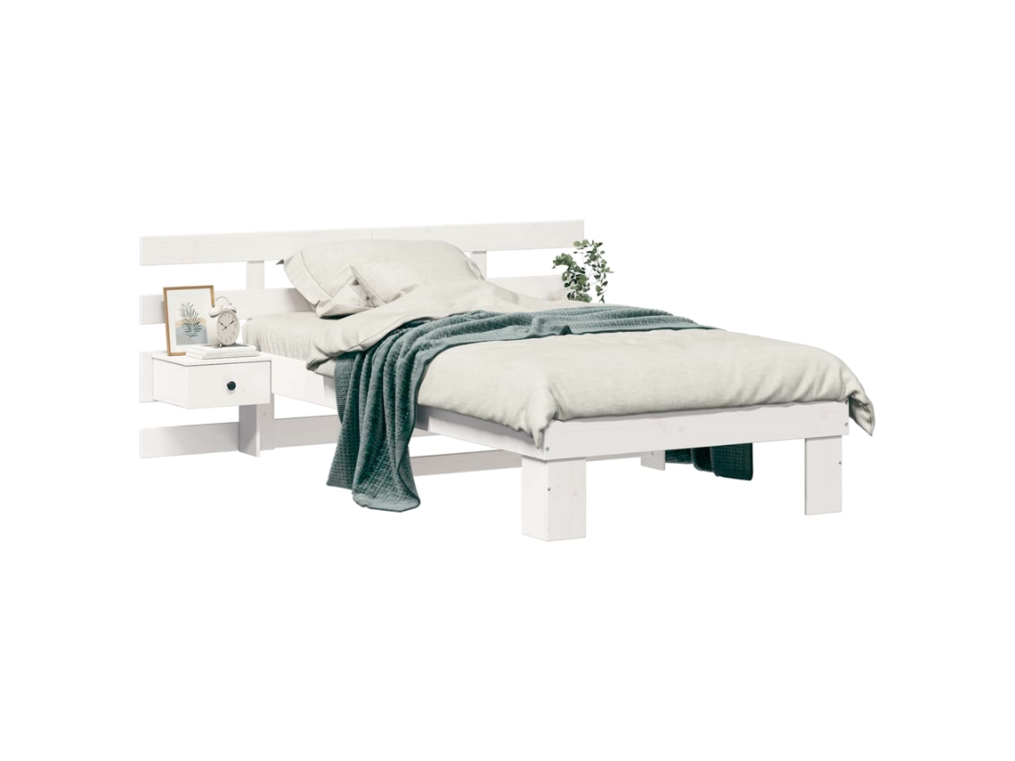 Maison Exclusive - Estructura De Cama 90 X 190 Cm Madera De Pino Macizo