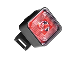 Luz Led Trasera Para Ciclismo Nocturno, Recargable Por Usb, Color Negro