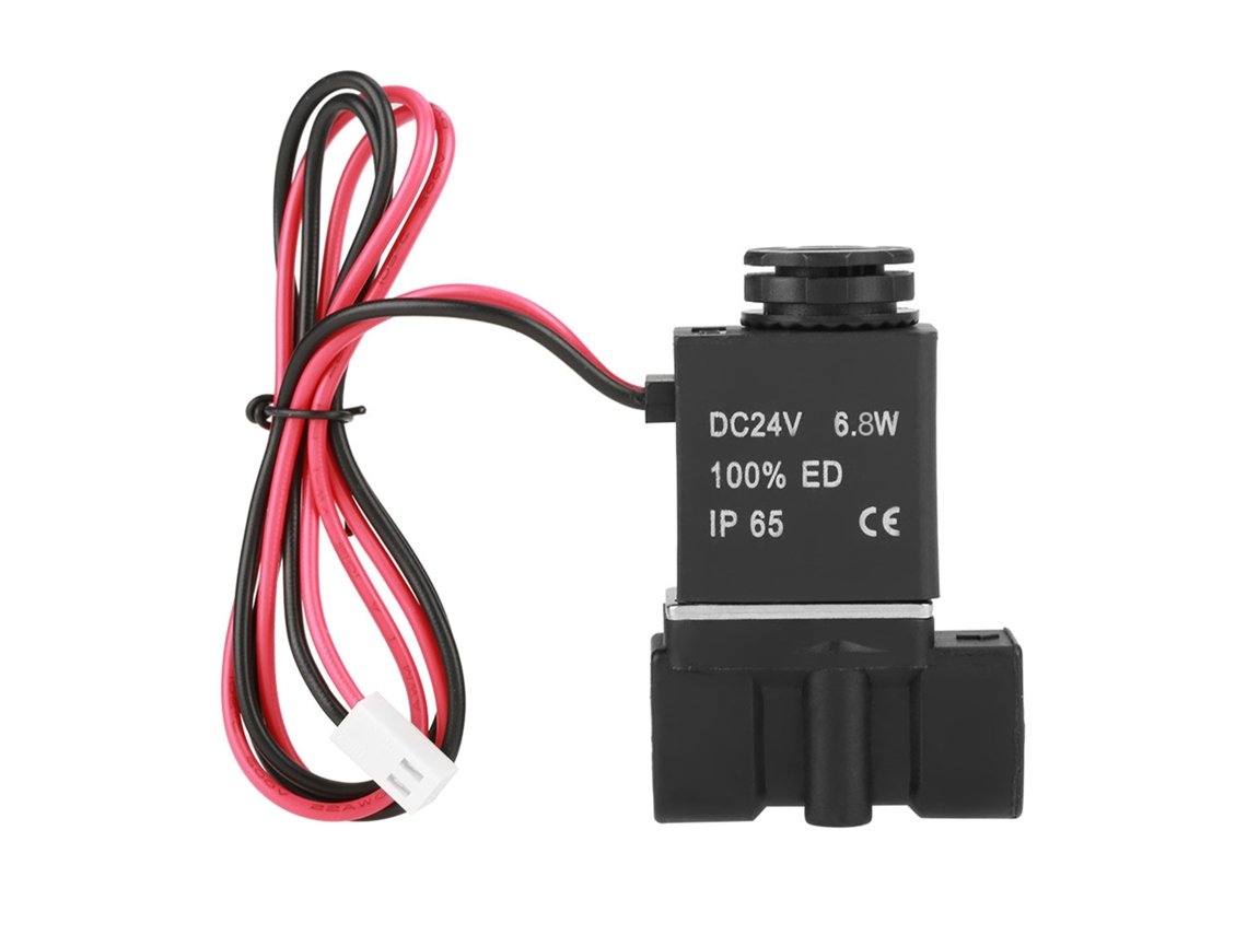 Válvula Solenoide Eléctrica De Plástico 2p025-08 Dc24v Roscado Pt 1/4" Para Agua Aire Aceite