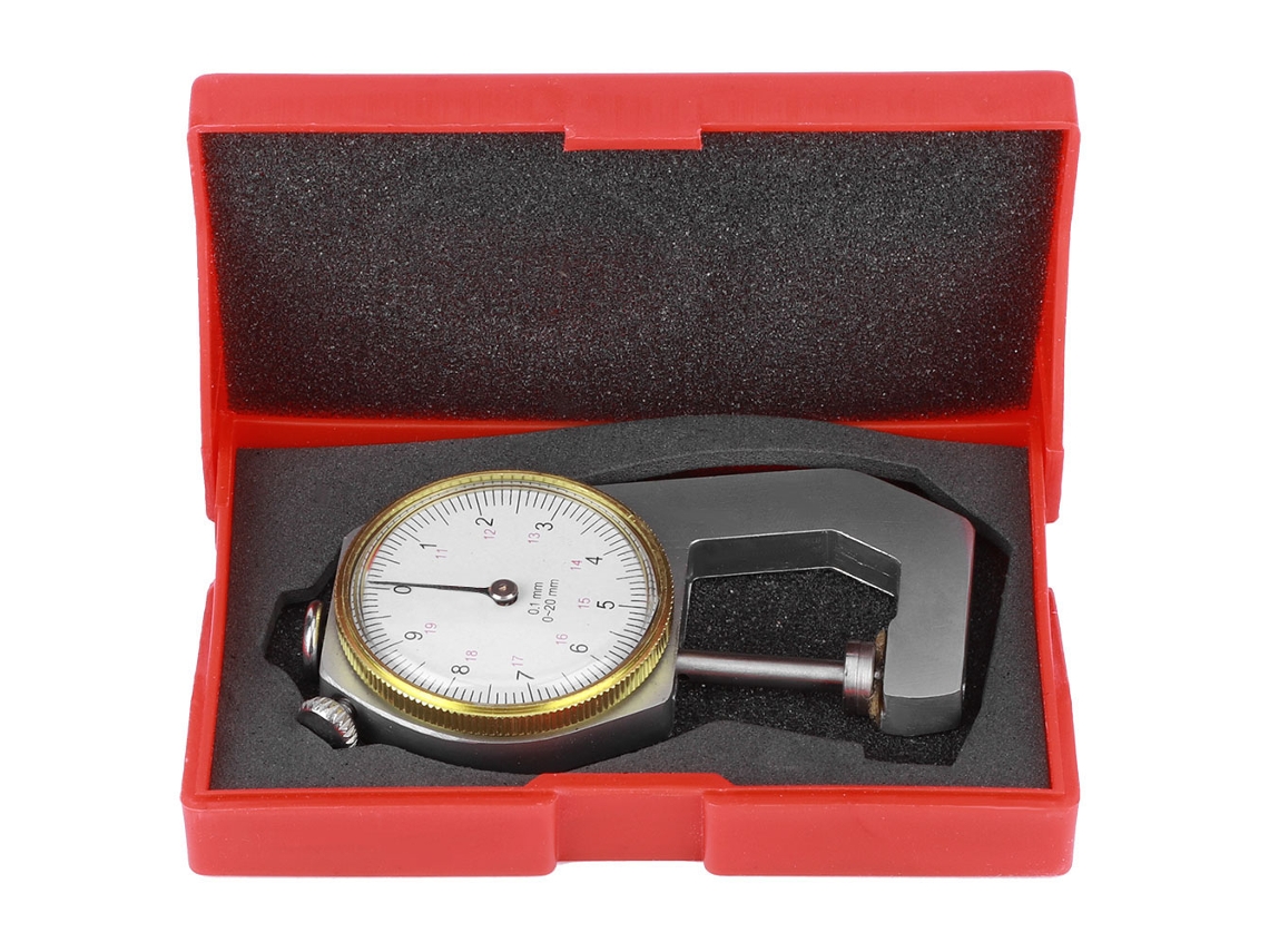 Medidor De Espesor Portátil Y Práctico De 0-20 Mm Para Joyería, Cuero Y Placas - Herramienta De Precisión