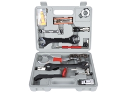 Kit De Reparación De Bicicletas De Acero Inoxidable De 23 Piezas Con Herramientas, Llave Inglesa, Destornillador, Neumático, Cadena Y Accesorios.